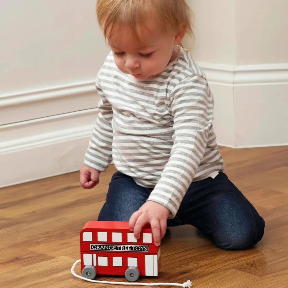 Orange Tree Toys London Bus Pull Along Toy (13cm) Sale