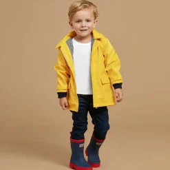 Hatley Navy Blue & Red Rain Boots Discount