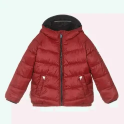 Töastie Navy Blue & Red Reversible Puffer Jacket Clearance