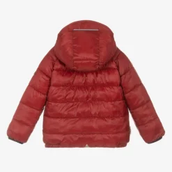 Töastie Navy Blue & Red Reversible Puffer Jacket Clearance