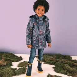 Hatley Navy Blue & Yellow Rain Boots Best