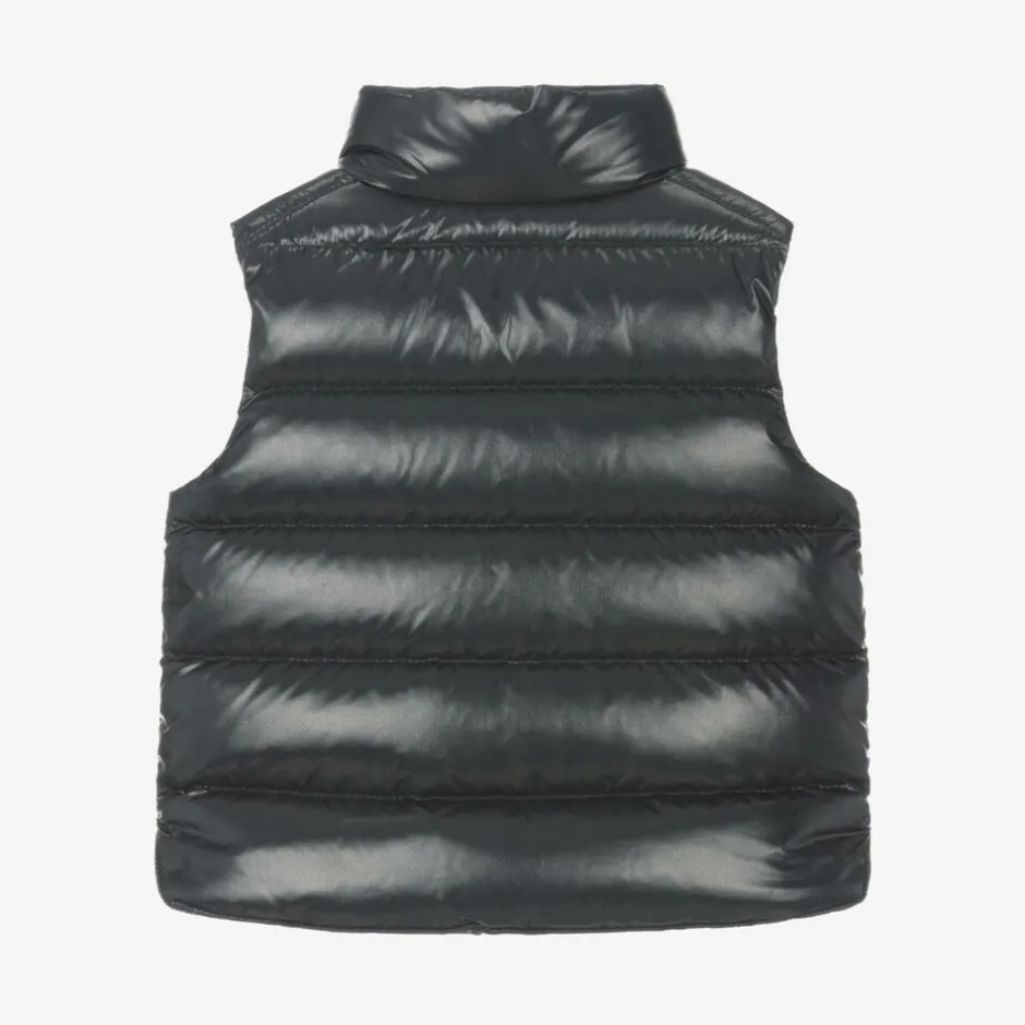Moncler Enfant Navy Blue Bernard Down Padded Gilet New