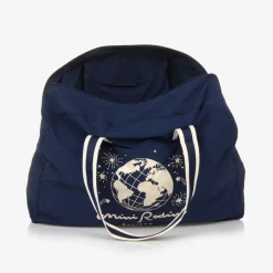 Mini Rodini Navy Blue Canvas Sports Bag (48cm) Online