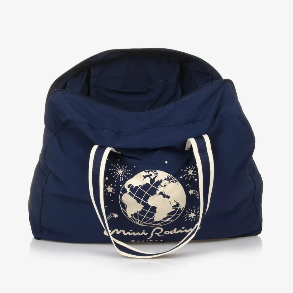 Mini Rodini Navy Blue Canvas Sports Bag (48cm) Online