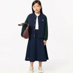 Lacoste Navy Blue Cotton Jersey Varisty Jacket Discount