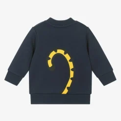 KENZO KIDS Navy Blue Cotton KOTORA Tiger Sweatshirt Clearance