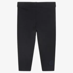 Moncler Enfant Navy Blue Cotton Leggings Best