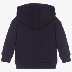 Gucci Navy Blue Cotton Logo Hoodie Hot