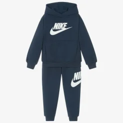 Nike Navy Blue Cotton Tracksuit Clearance