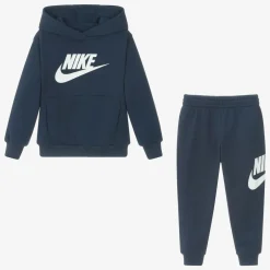 Nike Navy Blue Cotton Tracksuit Clearance
