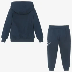 Nike Navy Blue Cotton Tracksuit Clearance
