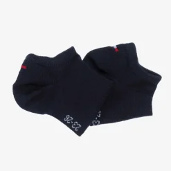 Tommy Hilfiger Navy Blue Cotton Trainer Socks (2 Pack) Best
