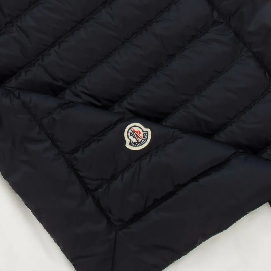 Moncler Enfant Navy Blue Down Padded Blanket (80cm) Sale