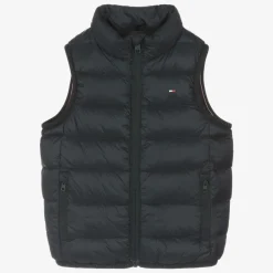 Tommy Hilfiger Navy Blue Down Padded Gilet Sale
