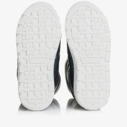 Moncler Enfant Navy Blue Down Pocket Boots Best