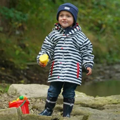 Playshoes Navy Blue Fire Truck Rain Boots