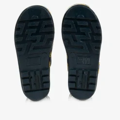 Playshoes Navy Blue Fire Truck Rain Boots