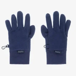 Playshoes Navy Blue Fleece Gloves Hot