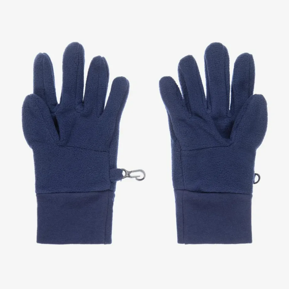 Playshoes Navy Blue Fleece Gloves Hot