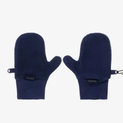 Playshoes Navy Blue Fleece Mittens Clearance