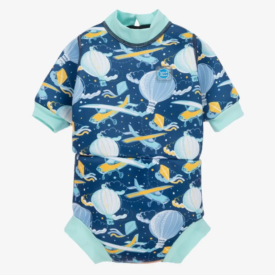 Splash About Navy Blue Happy Nappy Baby Wet Suit (UPF 50+)
