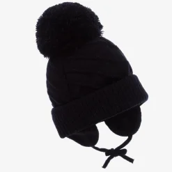 Sätila of Sweden Navy Blue Jim Giant Pom-Pom Hat Hot
