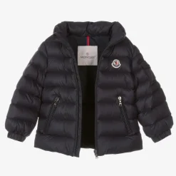 Moncler Enfant Navy Blue Jules Down Puffer Jacket New