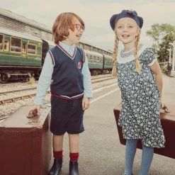 Bobux Kid + Navy Blue Leather Ankle Boots Best