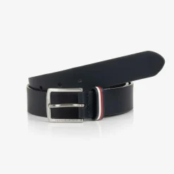 Tommy Hilfiger Navy Blue Leather Belt New