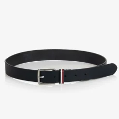 Tommy Hilfiger Navy Blue Leather Belt New