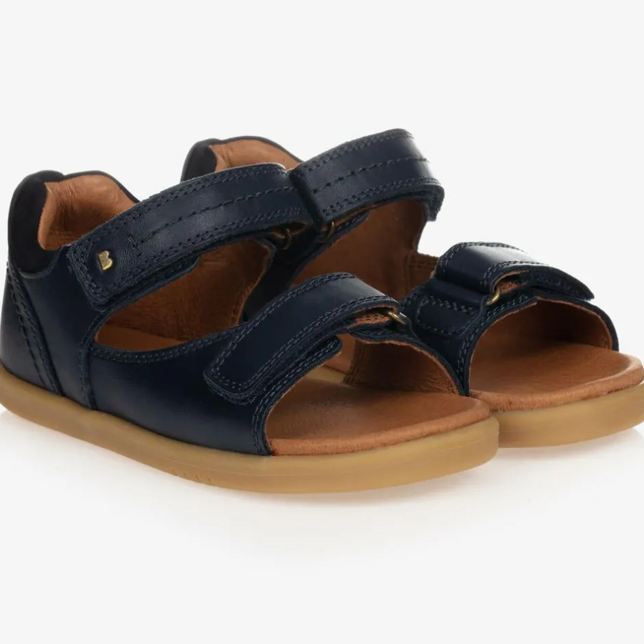 Bobux IWalk Navy Blue Leather Sandals New