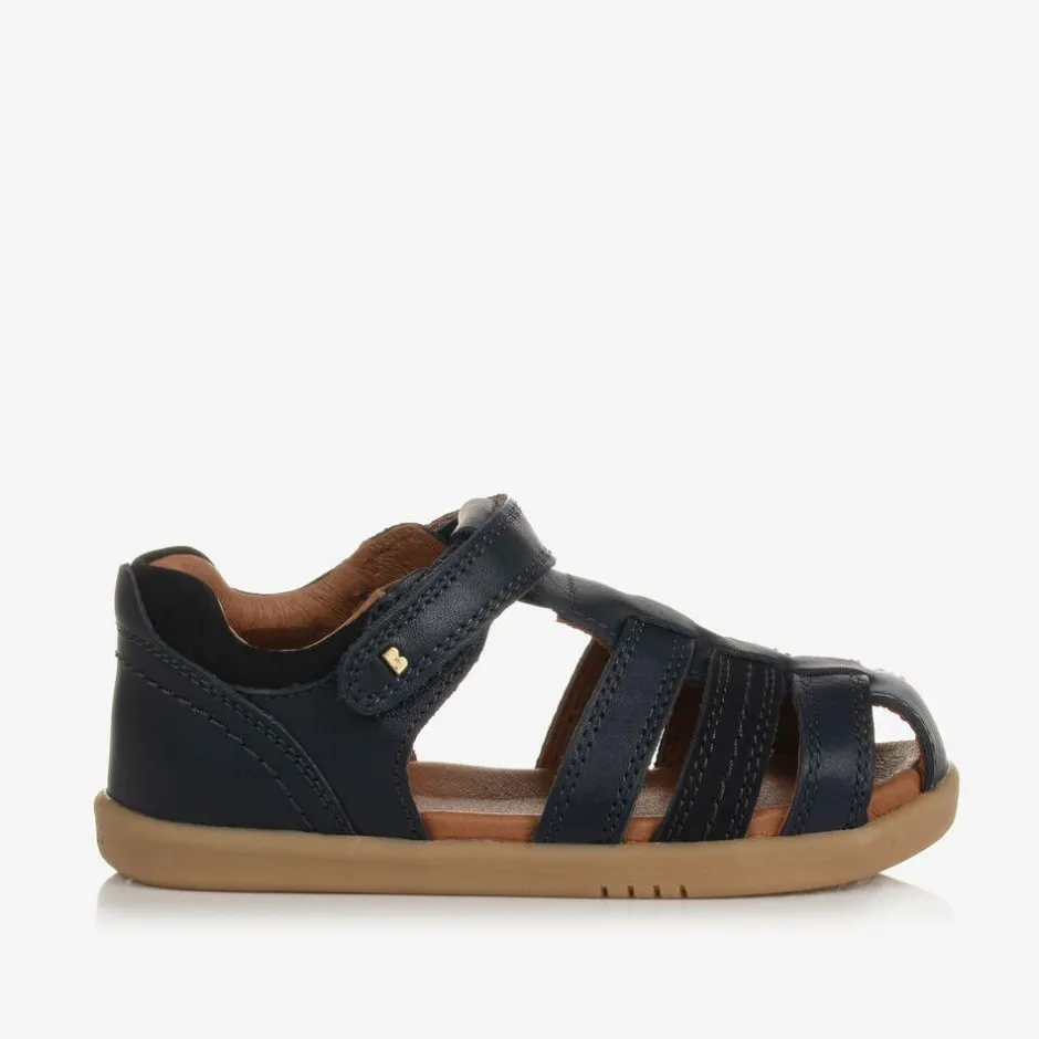 Bobux IWalk Navy Blue Leather Sandals Hot