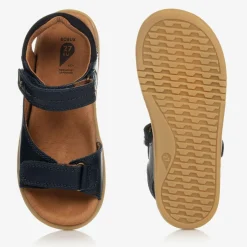Bobux Kid + Navy Blue Leather Sandals Clearance