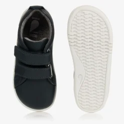 Bobux IWalk Navy Blue Leather Trainers Discount