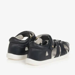 Bobux IWalk Navy Blue Leather Velcro Sandals Sale
