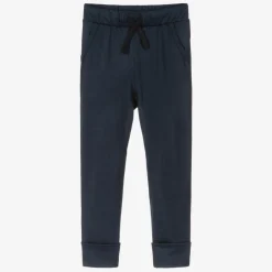 Smalls Merino Navy Blue Merino Wool Slim Joggers Discount