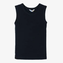 Joha Navy Blue Merino Wool Vest Online
