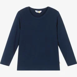 Joha Navy Blue Organic Bamboo Top Outlet
