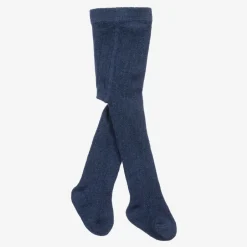 Mayoral Navy Blue Organic Cotton Baby Tights Discount