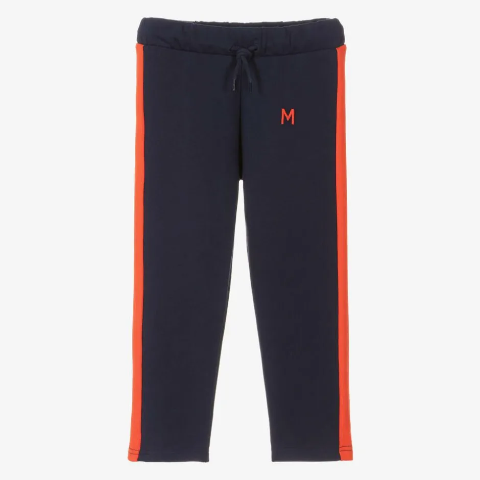 Mini Rodini Navy Blue Organic Cotton Joggers