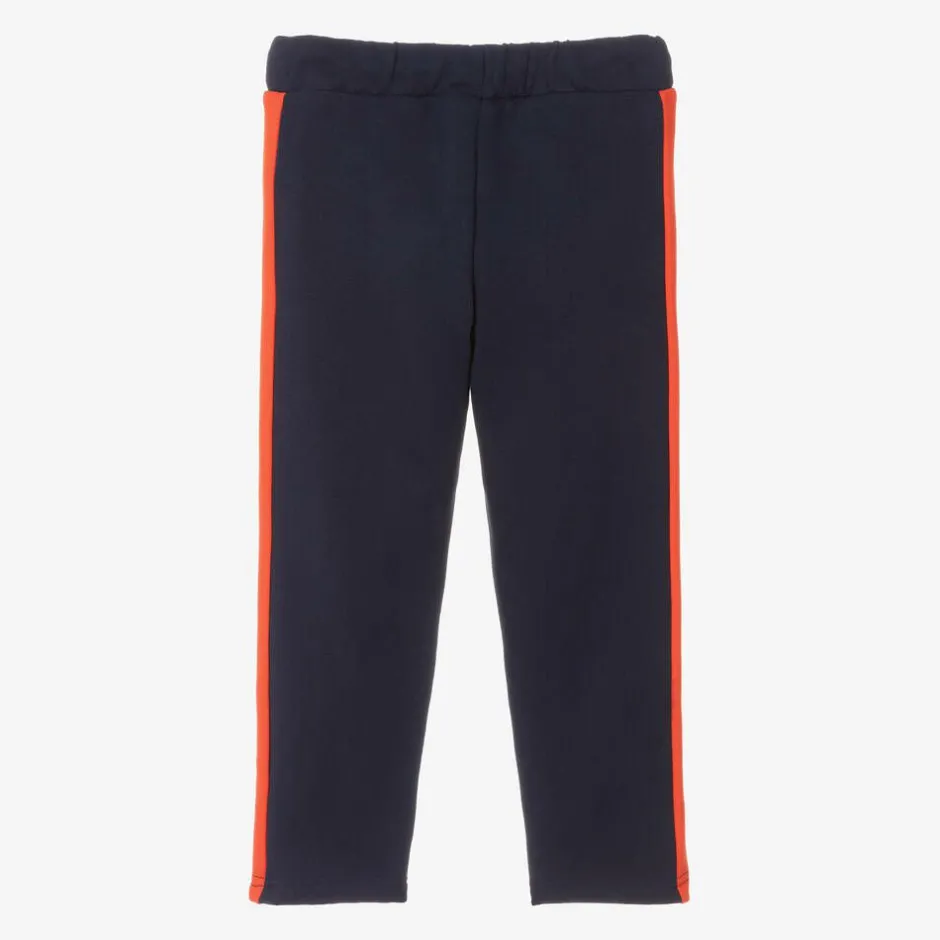 Mini Rodini Navy Blue Organic Cotton Joggers