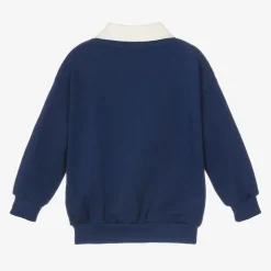 Mini Rodini Navy Blue Organic Cotton Sweatshirt New