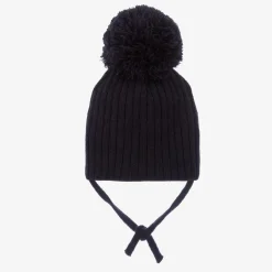 Sätila of Sweden Navy Blue Park Large Pom-Pom Hat Outlet