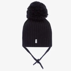 Sätila of Sweden Navy Blue Park Large Pom-Pom Hat Outlet
