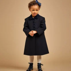 Childrens Classics Navy Blue Patent Leather Boots Discount
