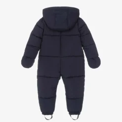 Mitty James Navy Blue Puffer Baby Snowsuit Best