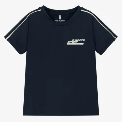 Mini Rodini Navy Blue Quick Dry Sports T-Shirt Sale
