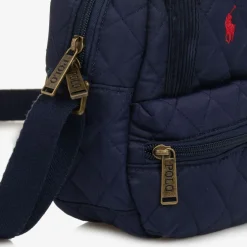 Ralph Lauren Navy Blue Quilted Messenger Bag (20cm) New