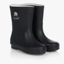 CeLaVi Navy Blue Rain Boots Online
