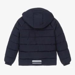 Mitty James Navy Blue Showerproof Puffer Coat Hot